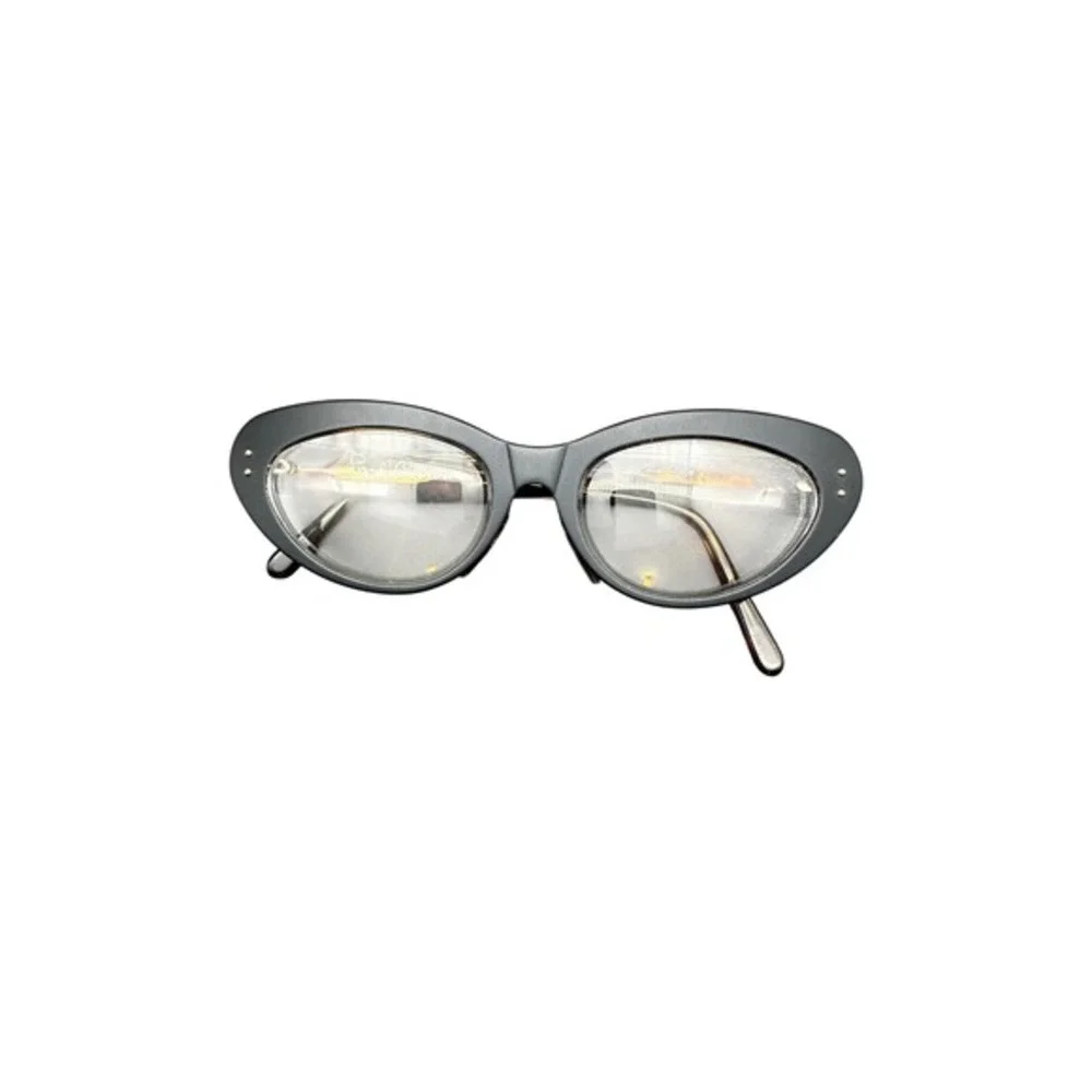 Paolo Bowan Cat Eye Glasses Black‎ Tortoiseshell Italian Design Vintage Y2K KC